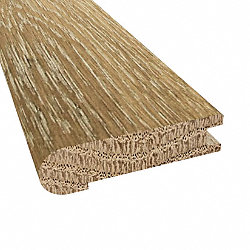 Prefinished Distressed Falmouth Oak Hardwood 3/4 in thick x 3.125 in wide x 78 in Length Stair Nose
